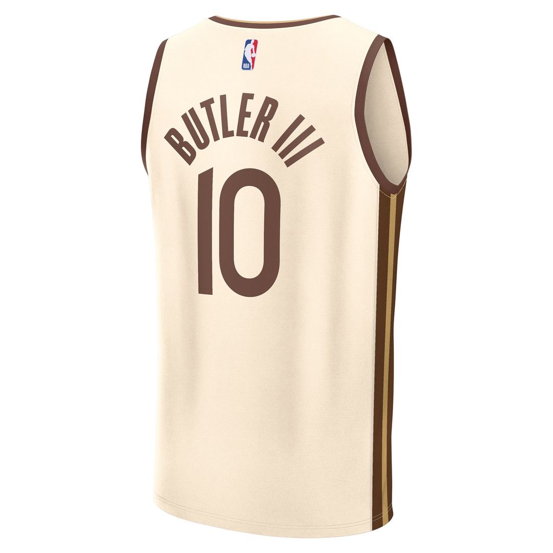 Golden State Warriors Jimmy Butler III Fanatics Youth 2025/26 City Edition Fast Break Jersey - Tan Team Jersey Sports Fan Apparel