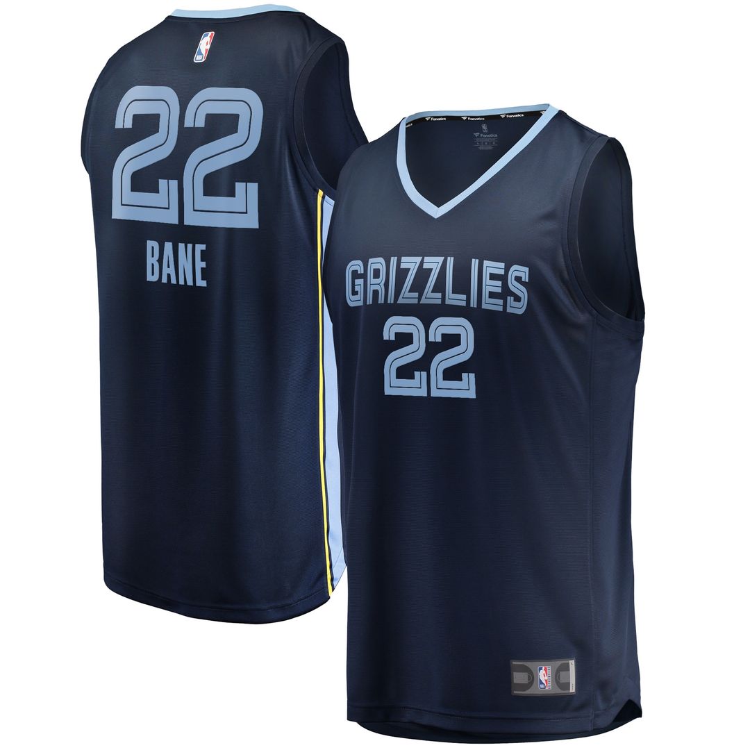 Memphis Grizzlies Desmond Bane Fanatics Fast Break Replica Jersey - Icon Edition - Navy Team Jersey Sports Fan Apparel