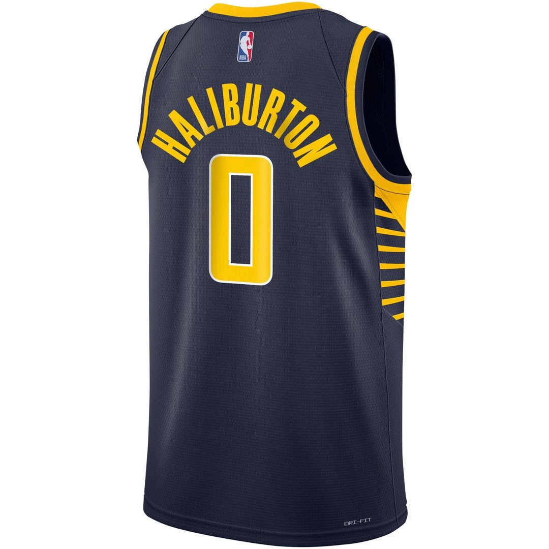 Indiana Pacers Tyrese Haliburton Nike Youth Swingman Jersey - Icon Edition - Navy Team Jersey Sports Fan Apparel