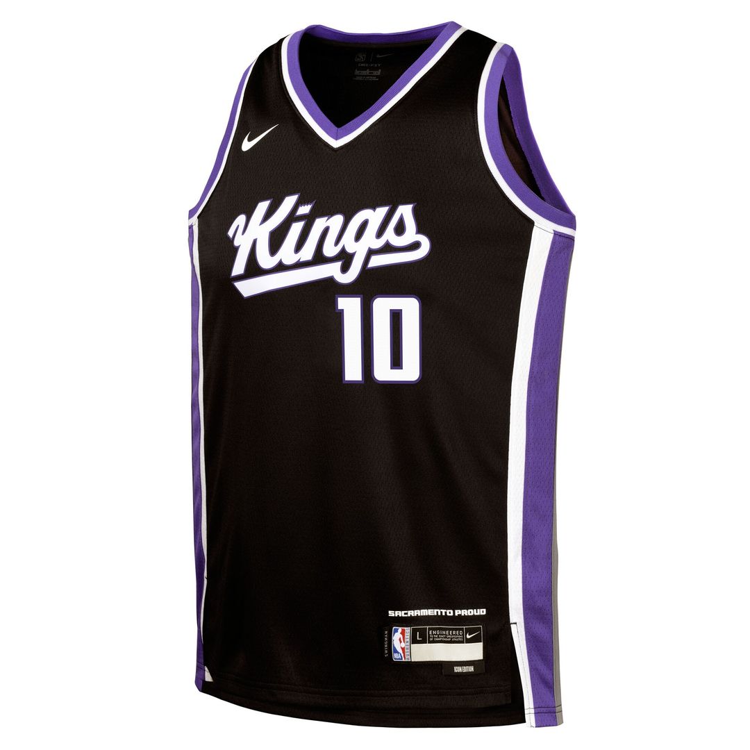Sacramento Kings DeMar DeRozan Nike Youth Swingman Jersey - Icon Edition - Black Team Jersey Sports Fan Apparel