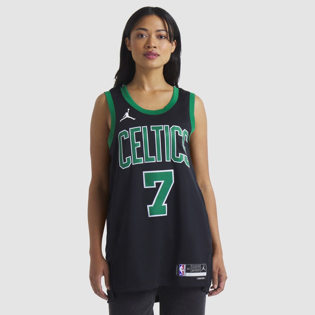 Boston Celtics Jaylen Brown Jordan Brand Unisex Swingman Jersey - Statement Edition - Black Team Jersey Sports Fan Apparel