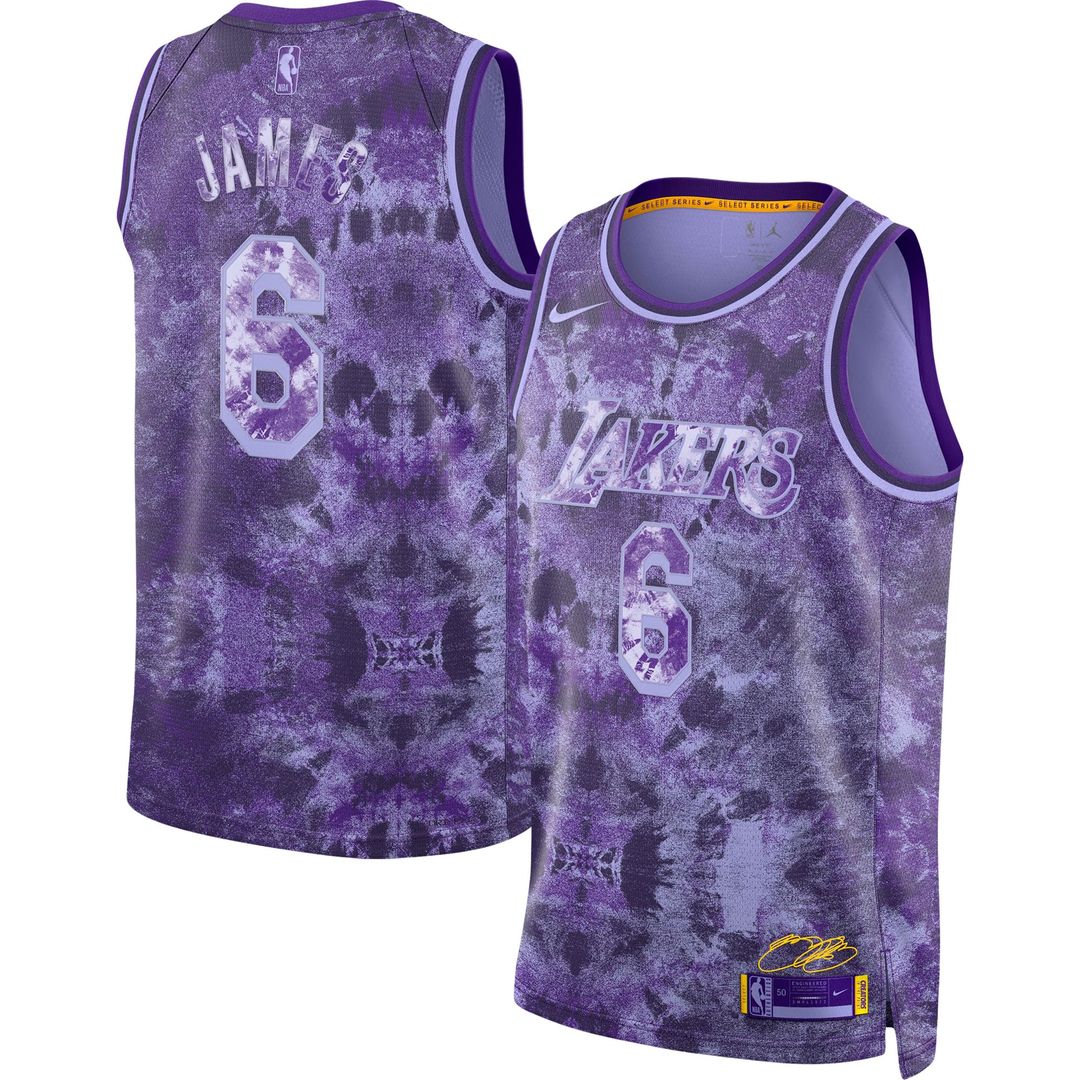 Los Angeles Lakers LeBron James Nike Unisex Select Series Swingman Jersey - Purple Team Jersey Sports Fan Apparel
