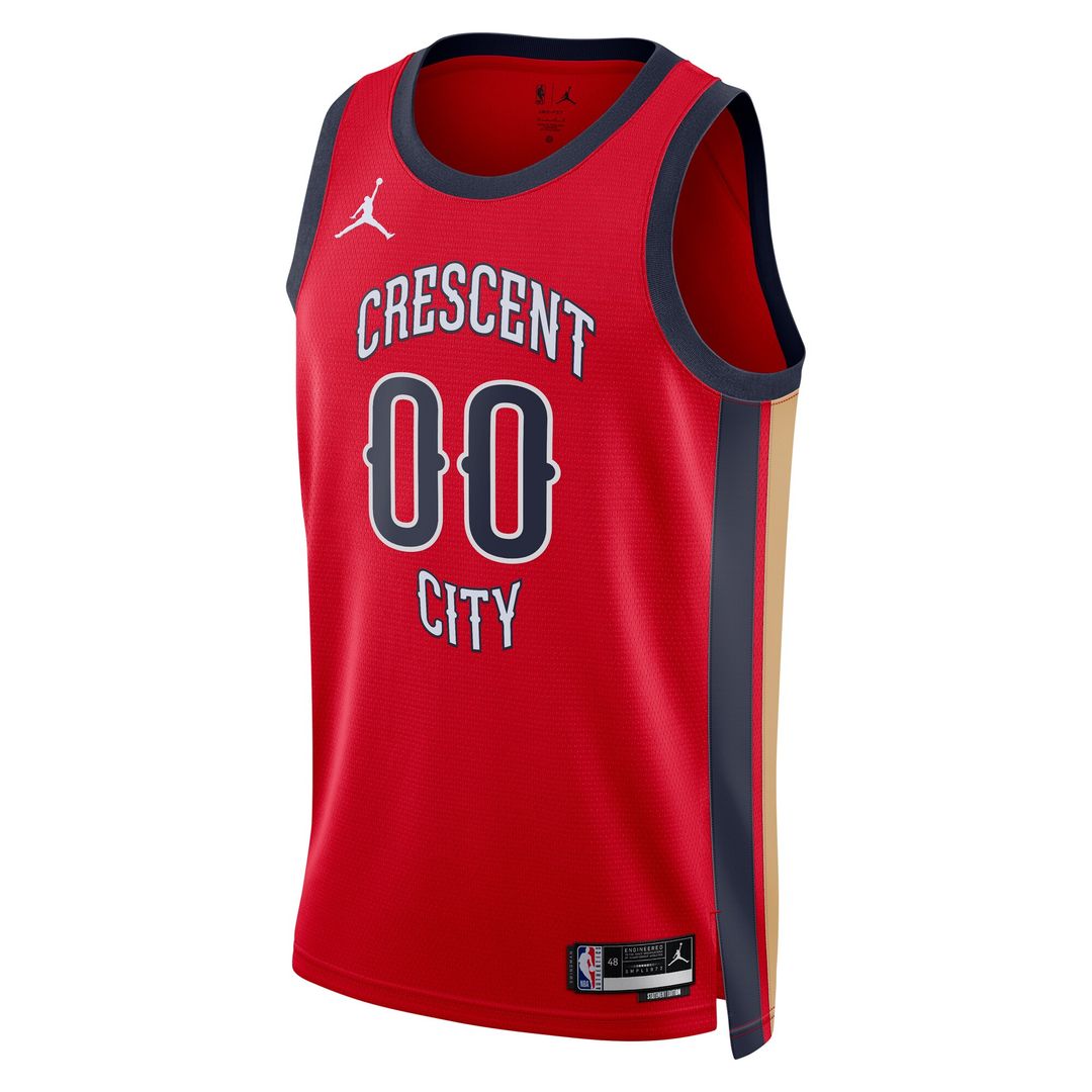 New Orleans Pelicans Jordan Brand Unisex Swingman Custom Jersey - Red - Statement Edition Team Jersey Sports Fan Apparel