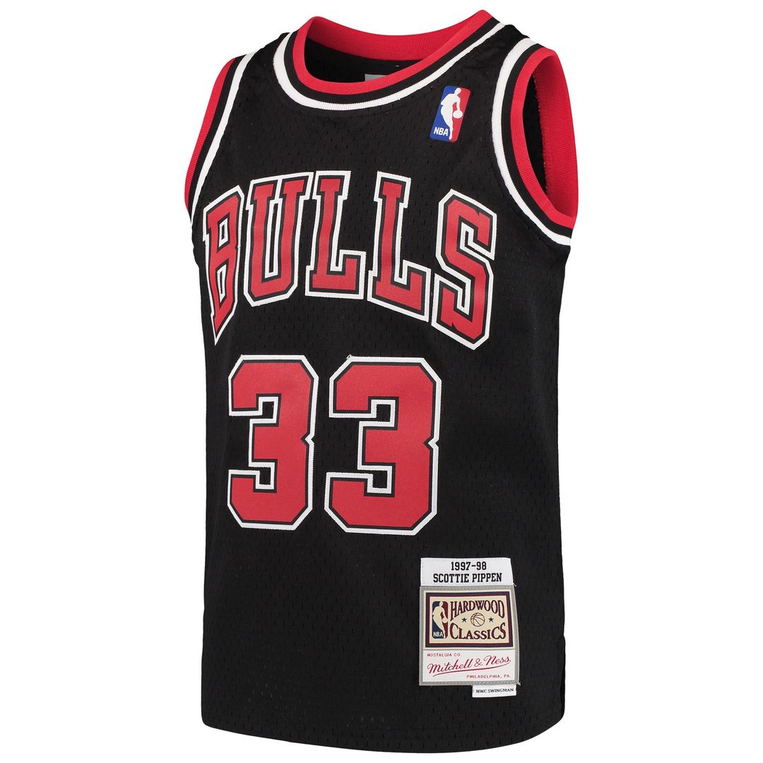 Chicago Bulls Scottie Pippen Mitchell & Ness Youth 1997 - 98 Hardwood Classics Swingman Jersey - Red Team Jersey Sports Fan Apparel