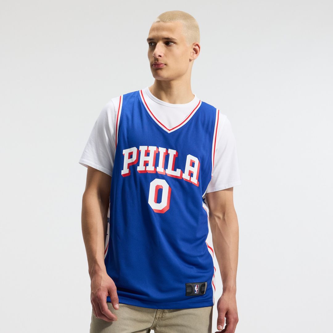 Philadelphia 76ers Tyrese Maxey Fanatics Fast Break Replica Player Jersey - Icon Edition - Royal Team Jersey Sports Fan Apparel