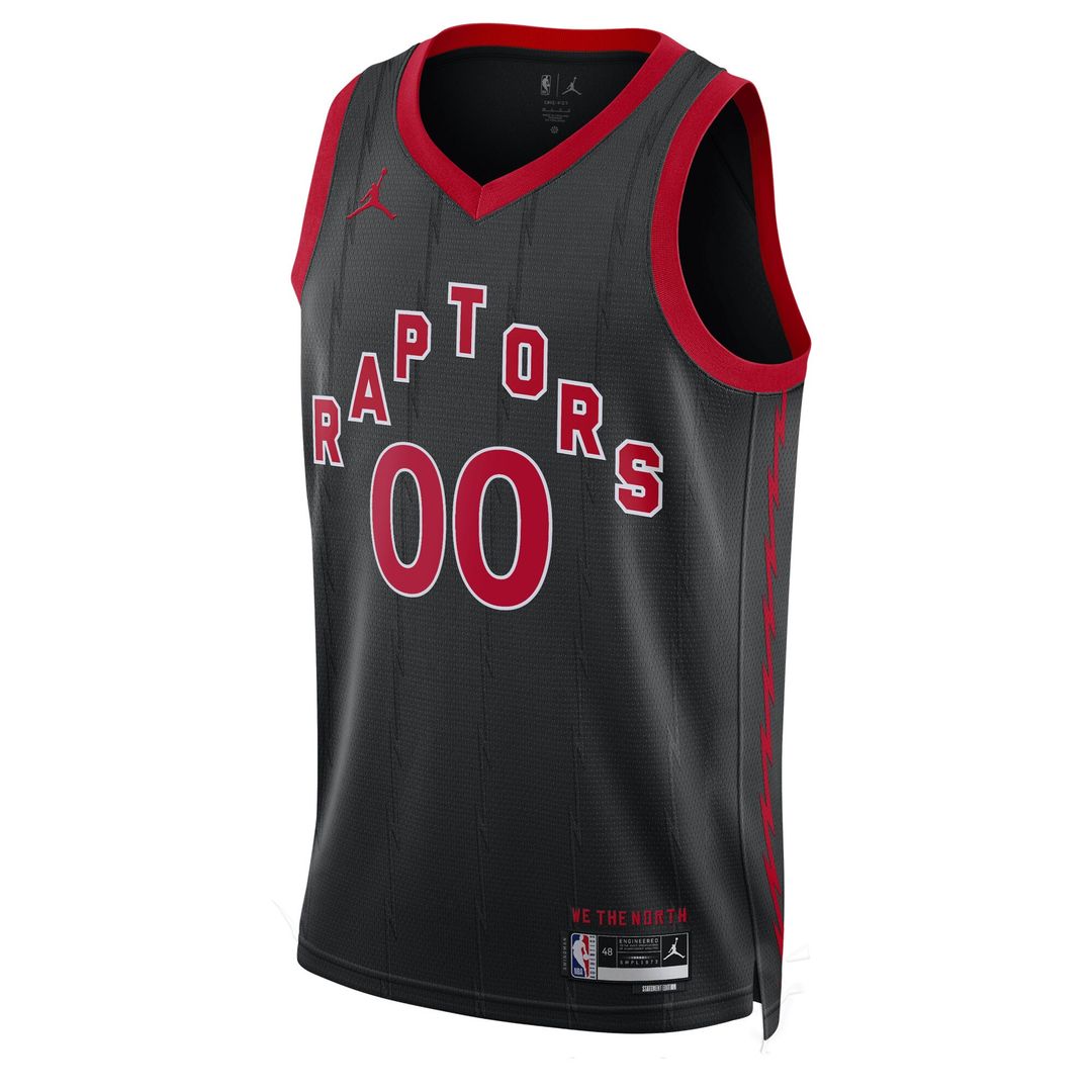 Toronto Raptors Jordan Brand Unisex 2022/23 Swingman Custom Jersey - Statement Edition - Black Team Jersey Sports Fan Apparel
