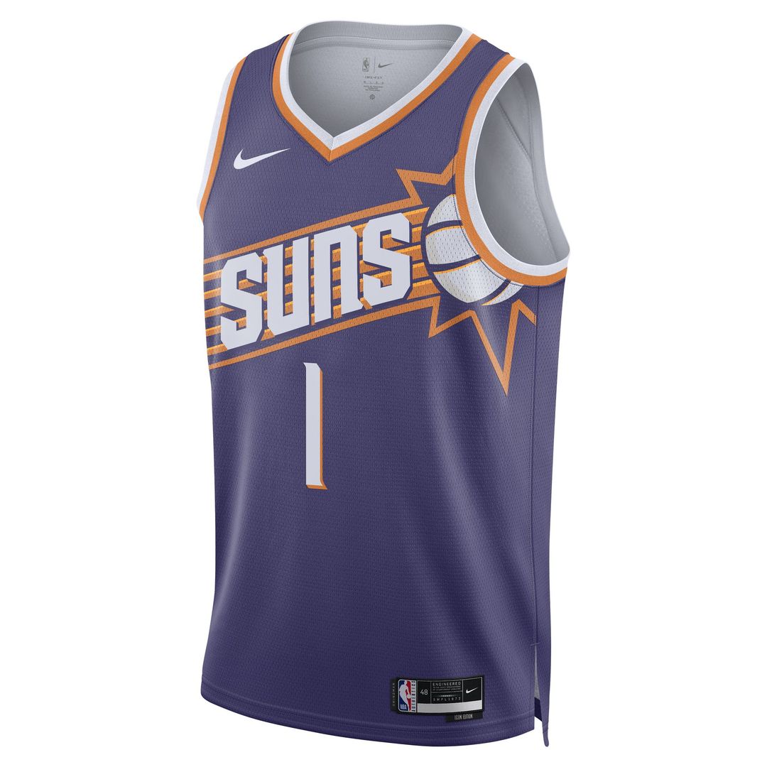 Phoenix Suns Devin Booker Nike Unisex Swingman Jersey - Icon Edition - Purple Team Jersey Sports Fan Apparel