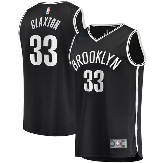 Brooklyn Nets Nicolas Claxton Fanatics Fast Break Player Jersey - Icon Edition - Black Team Jersey Sports Fan Apparel