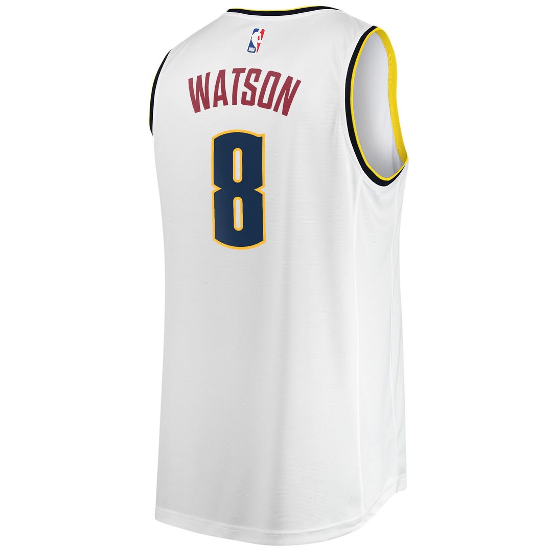 Denver Nuggets Peyton Watson Fanatics Fast Break Player Jersey - Association Edition - White Team Jersey Sports Fan Apparel