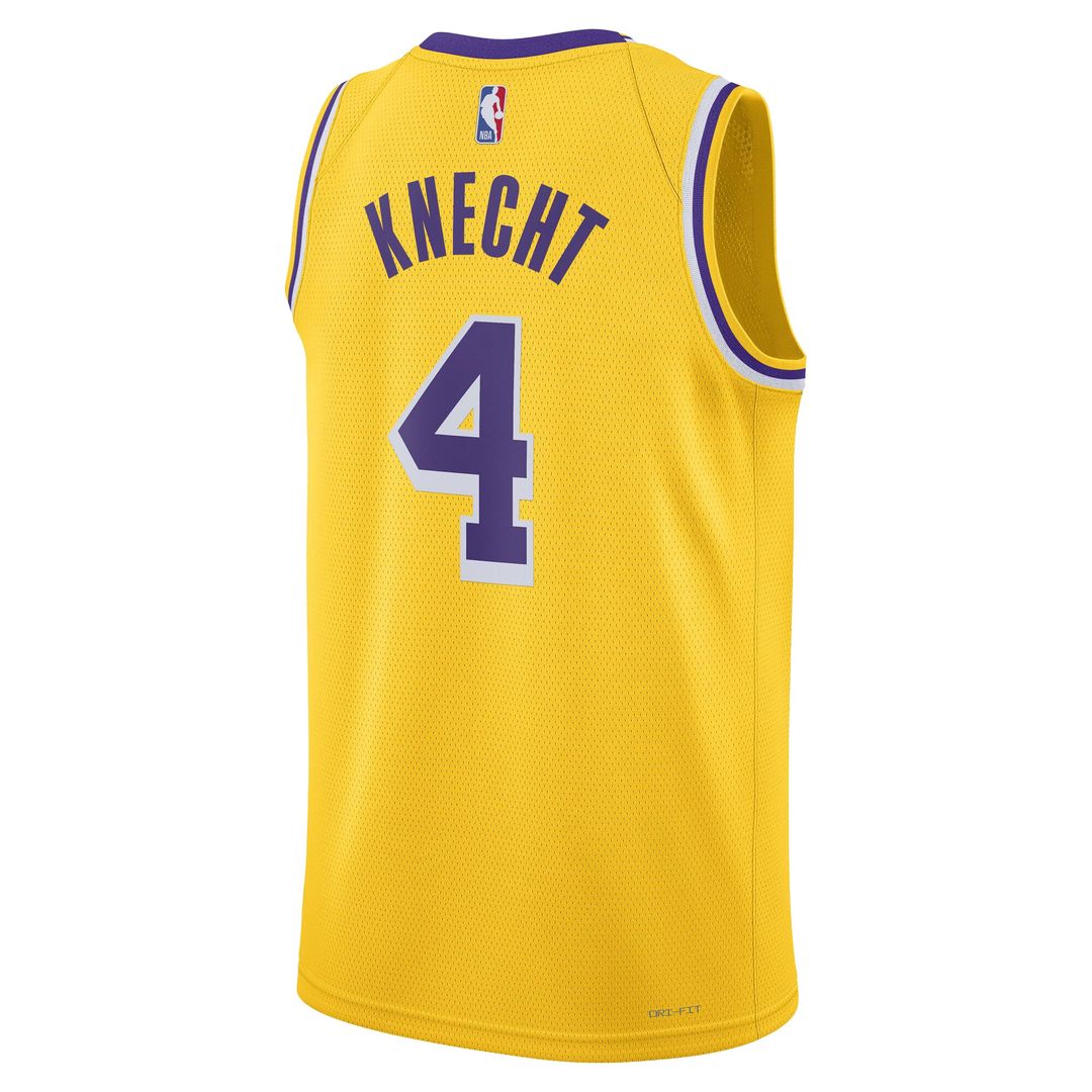 Los Angeles Lakers Dalton Knecht Nike Unisex Swingman Jersey - Gold Team Jersey Sports Fan Apparel