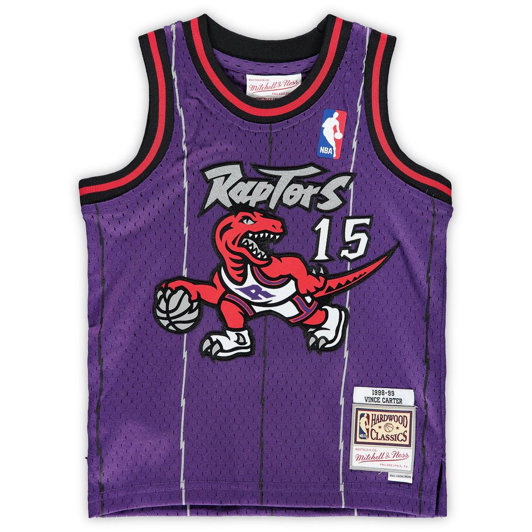 Toronto Raptors Vince Carter Mitchell & Ness Infant 1998/99 Hardwood Classics Retired Player Jersey - Purple Team Jersey Sports Fan Apparel
