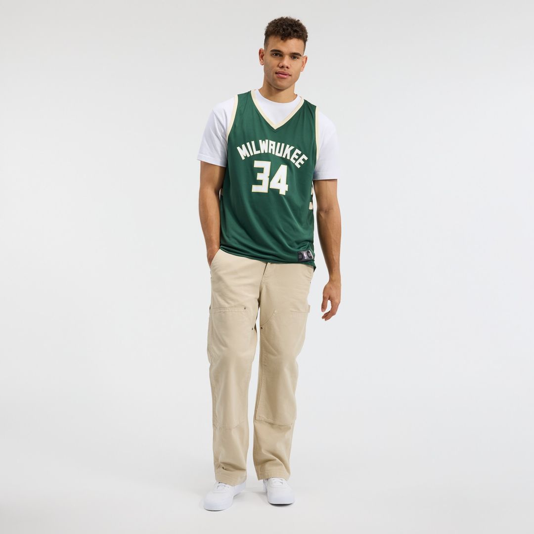Milwaukee Bucks Giannis Antetokounmpo Fanatics Fast Break Replica Player Jersey - Icon Edition - Hunter Green Team Jersey Sports Fan Apparel