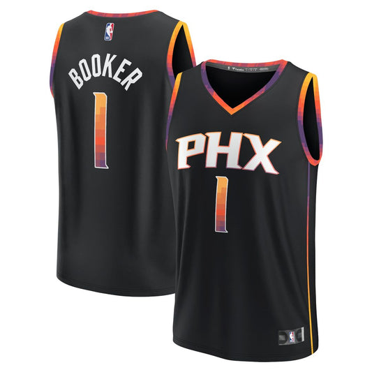 Phoenix Suns Devin Booker Fanatics Fast Break Replica Player Jersey - Statement Edition - Black Team Jersey Sports Fan Apparel