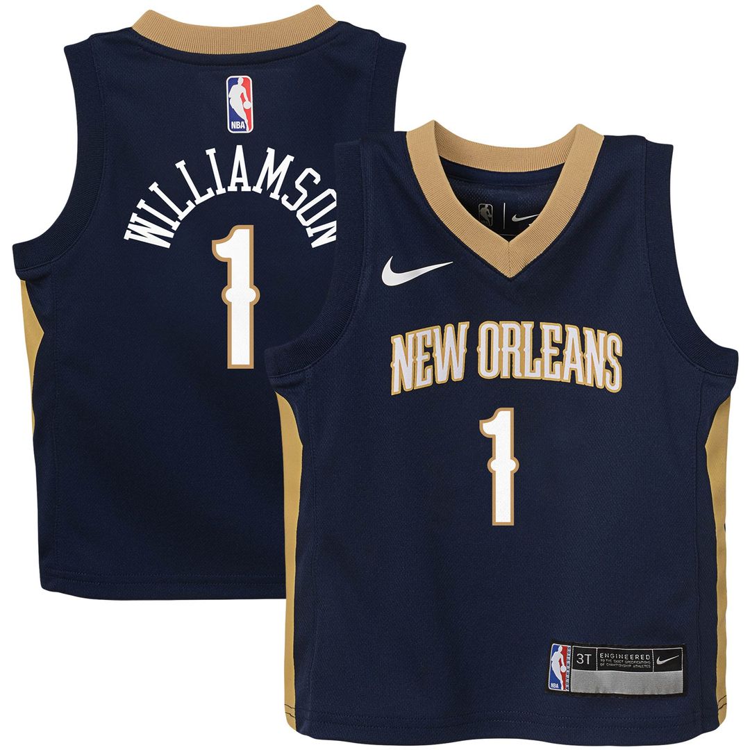 New Orleans Pelicans Zion Williamson Nike Toddler Replica Jersey - Icon Edition - Navy Team Jersey Sports Fan Apparel