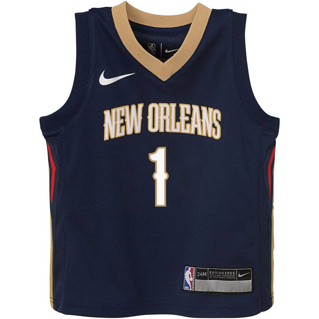 New Orleans Pelicans Zion Williamson Nike Infant Swingman Player Jersey - Icon Edition - Navy Team Jersey Sports Fan Apparel