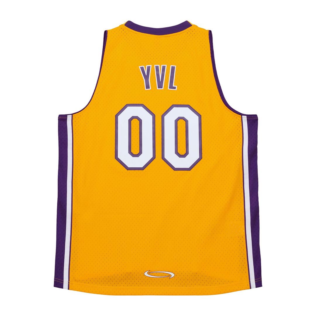 Los Angeles Lakers Mitchell & Ness x Playboi Carti 1999 - 00 Swingman Jersey - Gold Team Jersey Sports Fan Apparel