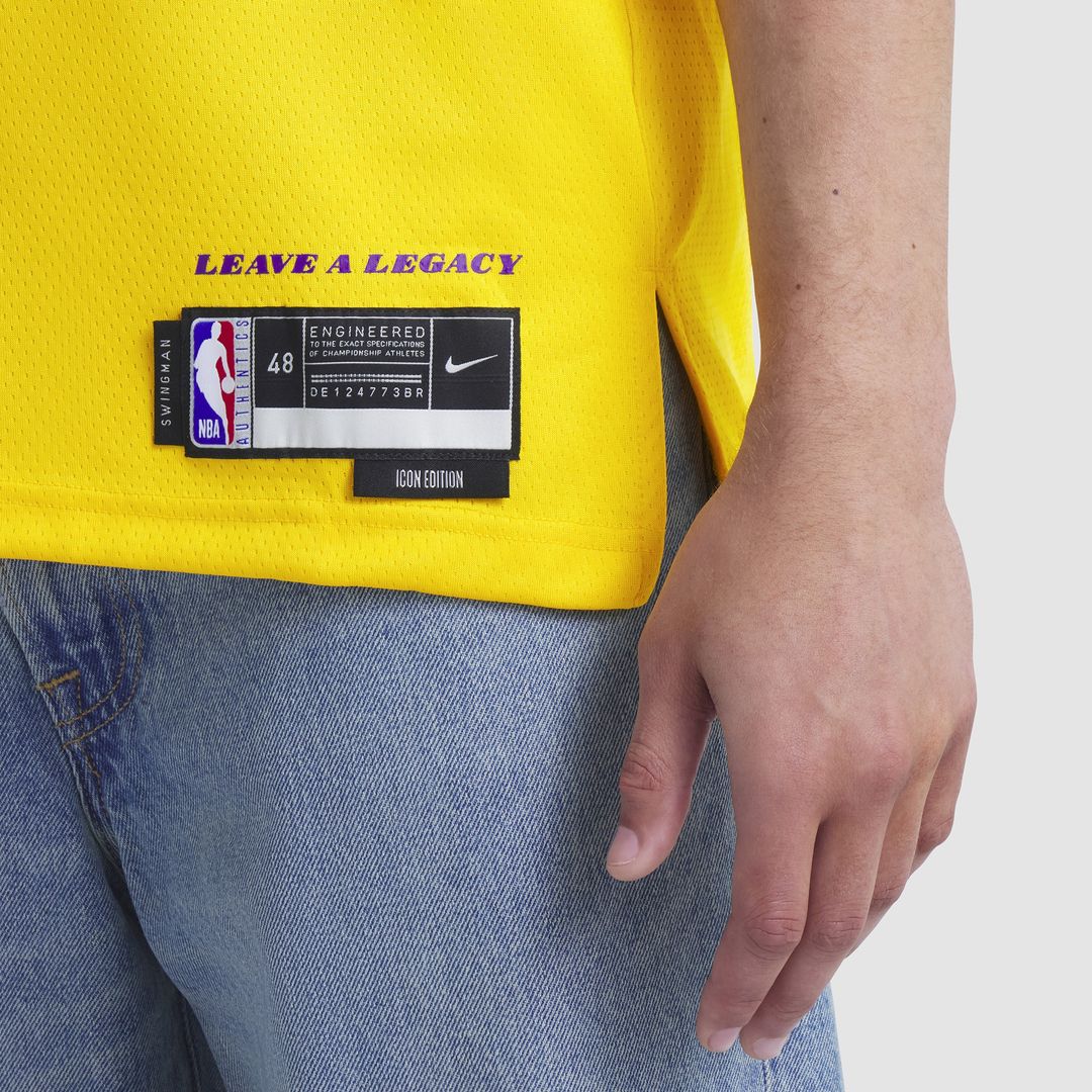 Los Angeles Lakers LeBron James Nike Unisex Swingman Jersey - Icon Edition - Gold Team Jersey Sports Fan Apparel