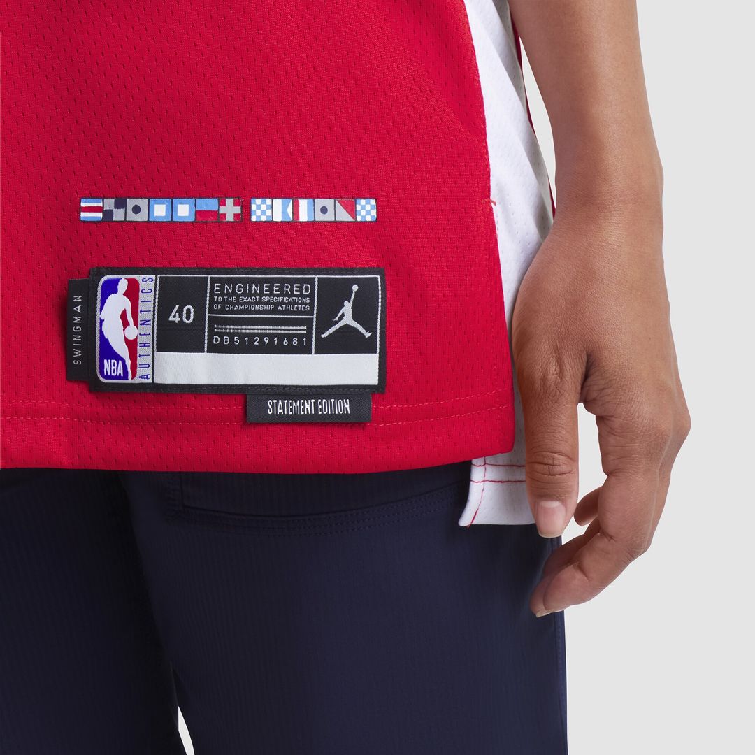 LA Clippers Kawhi Leonard Jordan Brand Unisex 2024/25 Swingman Jersey - Statement Edition - Red Team Jersey Sports Fan Apparel
