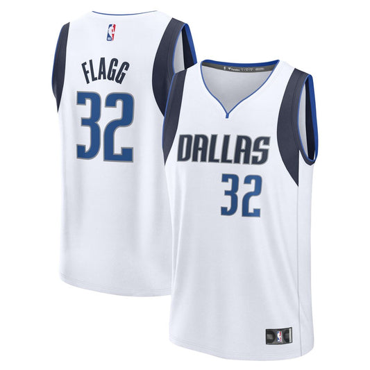 Dallas Mavericks Cooper Flagg Fanatics 2025 NBA Draft First Round Pick Fast Break Replica Jersey - Association Edition - White Team Jersey Sports Fan