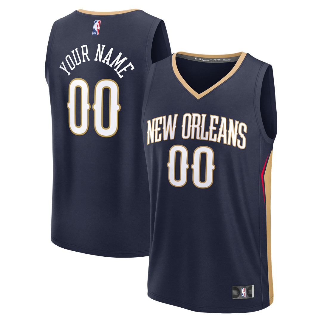 New Orleans Pelicans Fanatics Fast Break Custom Jersey - Statement Edition - Red Team Jersey Sports Fan Apparel