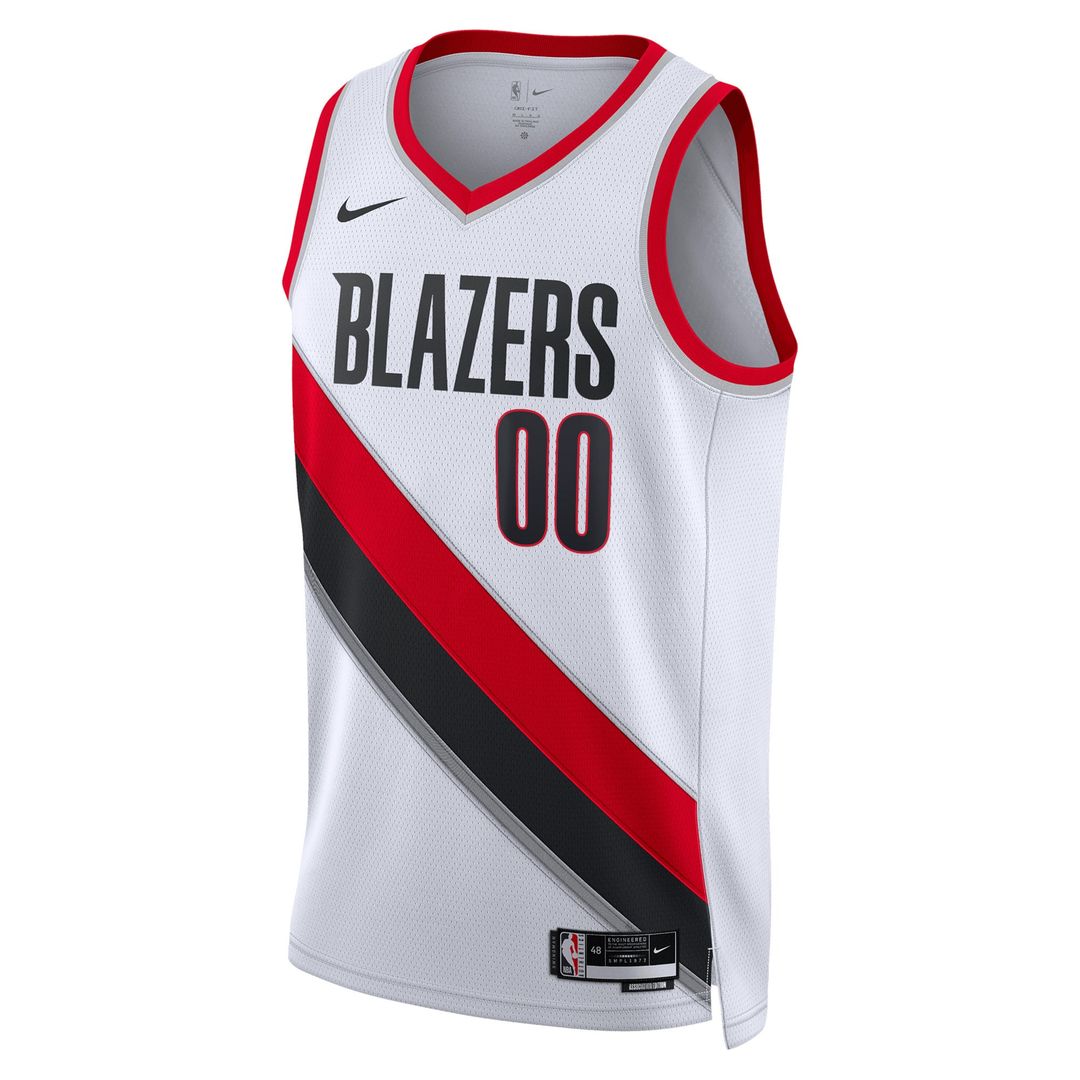 Portland Trail Blazers Nike Unisex Swingman Custom Jersey White - Association Edition Team Jersey Sports Fan Apparel