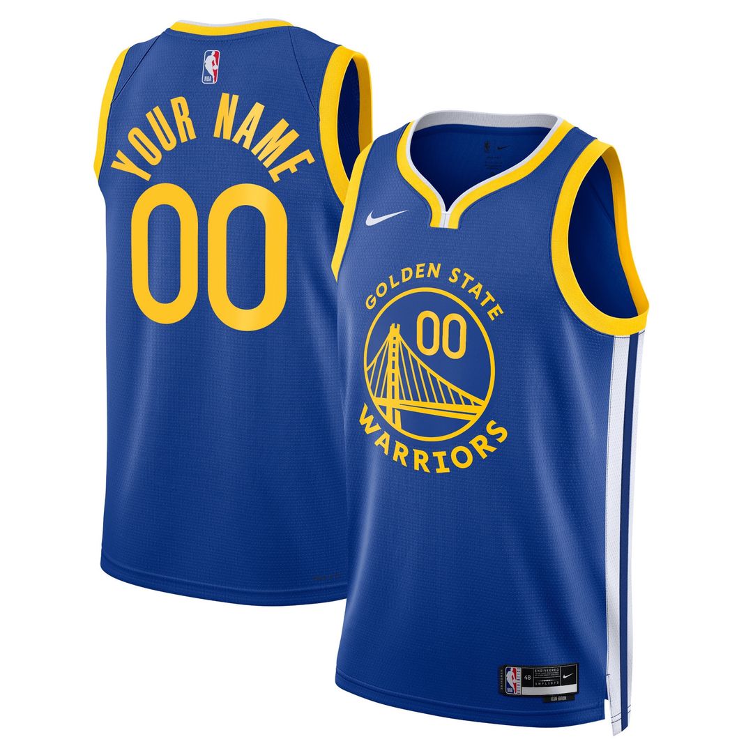 Golden State Warriors Nike Unisex Swingman Custom Jersey Royal - Icon Edition Team Jersey Sports Fan Apparel
