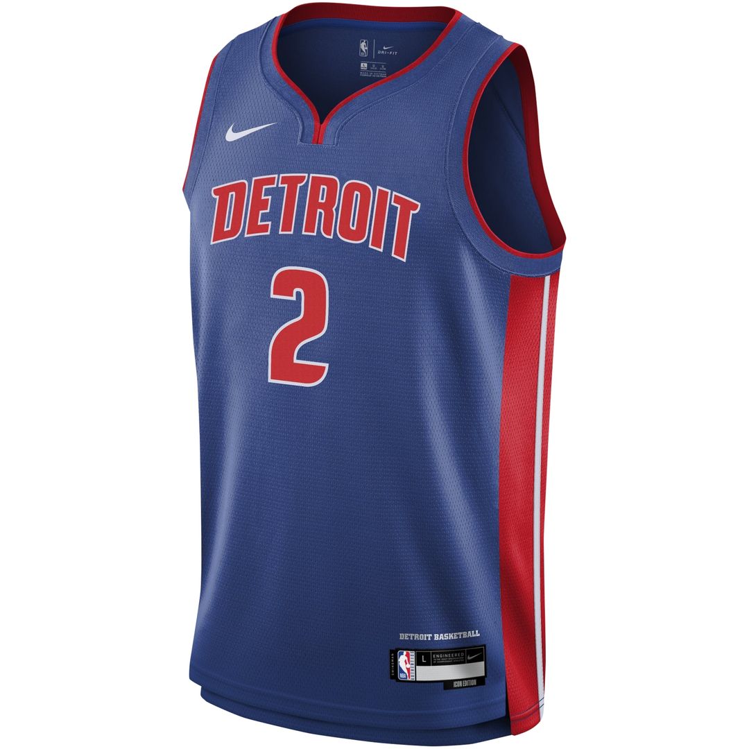Detroit Pistons Cade Cunningham Nike Youth Swingman Jersey - Icon Edition - Blue Team Jersey Sports Fan Apparel