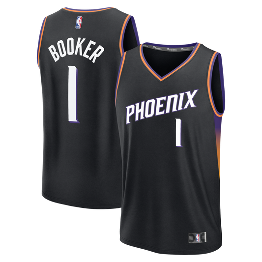 Phoenix Suns Devin Booker Fanatics Fast Break Jersey - Statement Edition - Black Team Jersey Sports Fan Apparel