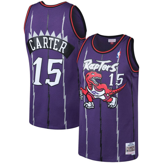 Toronto Raptors Vince Carter Mitchell & Ness 1998/99 Big & Tall Hardwood Classics Swingman Jersey - Purple Team Jersey Sports Fan Apparel