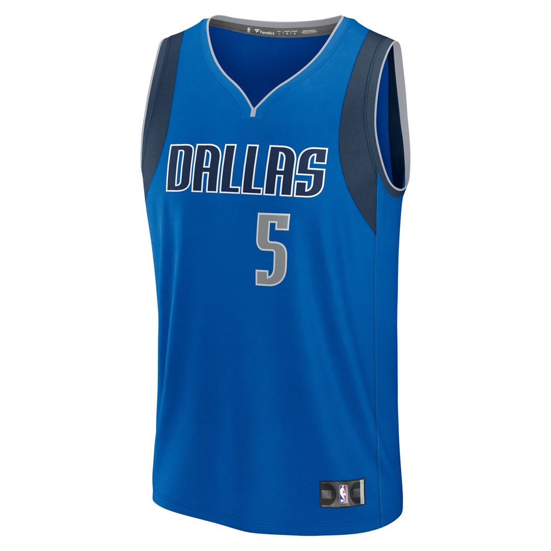 Dallas Mavericks D'Angelo Russell Fanatics Fast Break Replica Player Jersey - Icon Edition - Blue Team Jersey Sports Fan Apparel