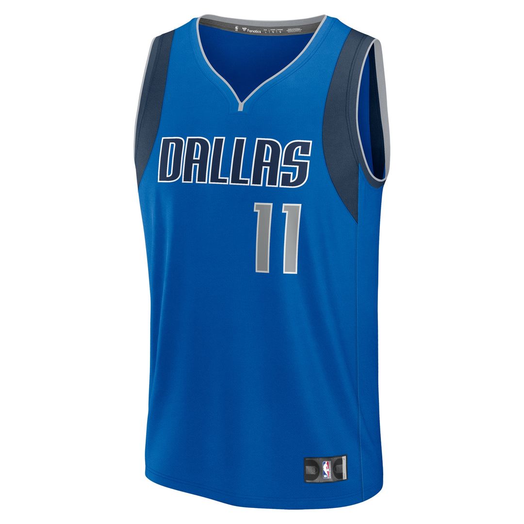 Dallas Mavericks Kyrie Irving Fanatics Fast Break Replica Player Jersey - Icon Edition - Blue Team Jersey Sports Fan Apparel