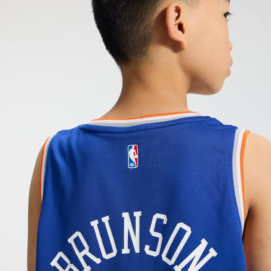 New York Knicks Jalen Brunson Fanatics Youth Fast Break Replica Player Jersey - Icon Edition - Blue Team Jersey Sports Fan Apparel