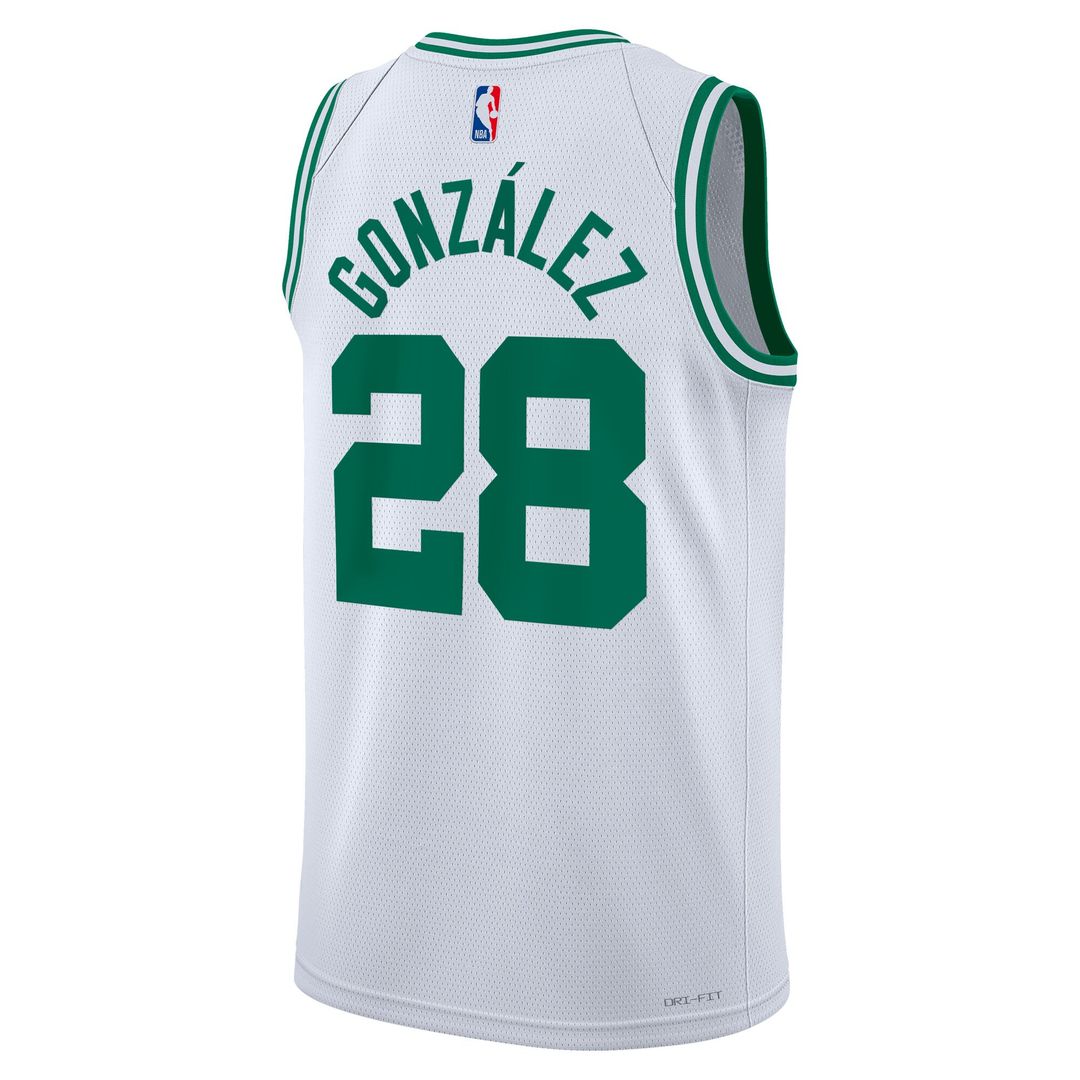 Boston Celtics Hugo González Nike Unisex Swingman Jersey - Association Edition - White Team Jersey Sports Fan Apparel