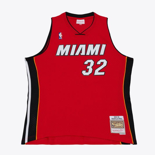 Miami Heat Shaquille O'Neal Mitchell & Ness 2005 - 06 Swingman Jersey - Red Team Jersey Sports Fan Apparel