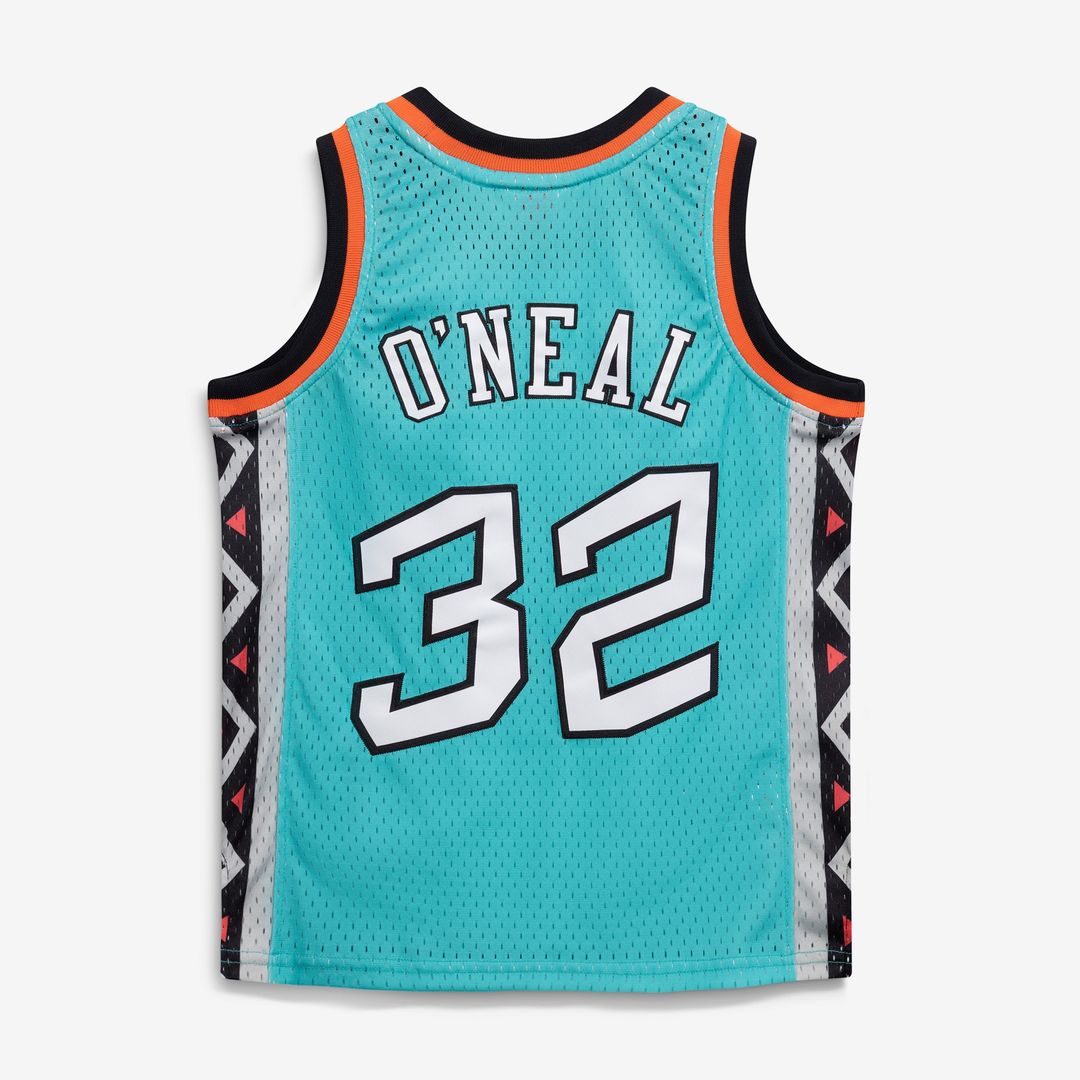 Shaquille O'Neal 1996 NBA All - Star Game Mitchell & Ness Youth Hardwood Classics Swingman Jersey - Teal Team Jersey Sports Fan Apparel