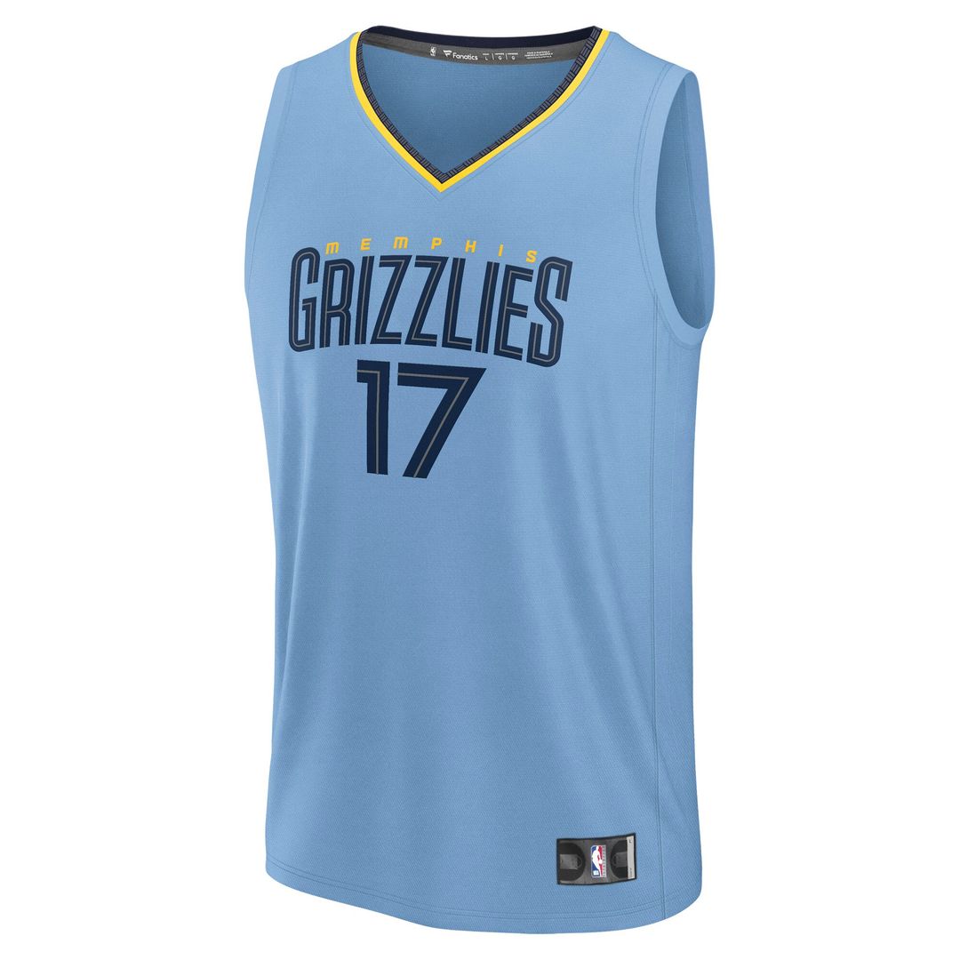 Memphis Grizzlies Yuki Kawamura Fanatics Fast Break Replica Player Jersey - Statement Edition - Light Blue Team Jersey Sports Fan Apparel