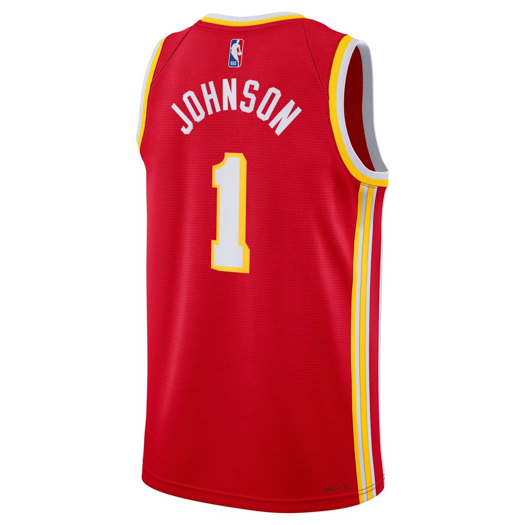 Atlanta Hawks Jalen Johnson Nike Unisex Swingman Jersey - Icon Edition - Red Team Jersey Sports Fan Apparel