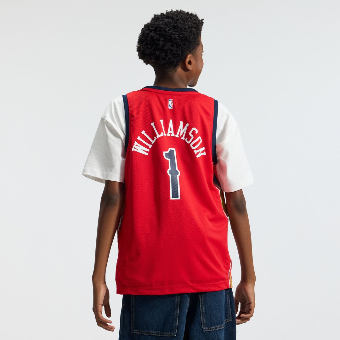 New Orleans Pelicans Zion Williamson Fanatics Youth Fast Break Player Jersey - Statement Edition - Red Team Jersey Sports Fan Apparel