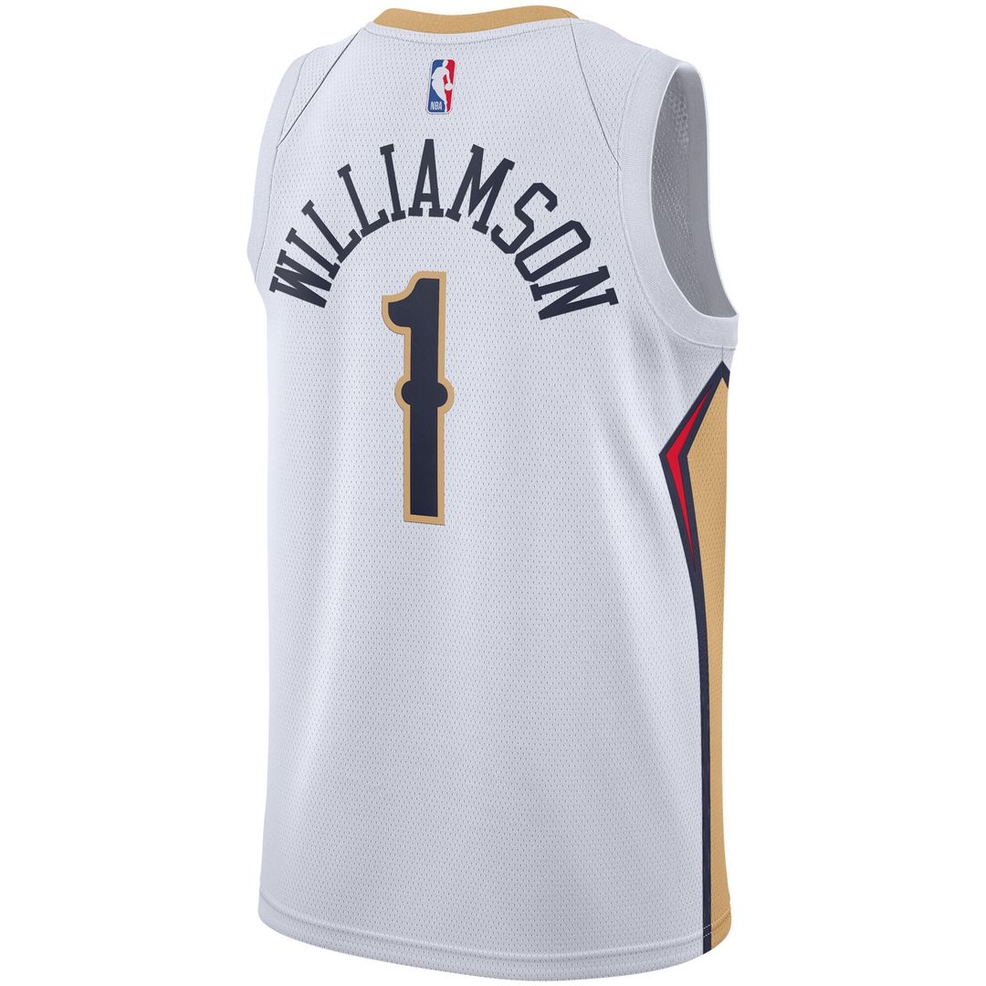 New Orleans Pelicans Zion Williamson Nike 2019/2020 Swingman Jersey - Association Edition - White Team Jersey Sports Fan Apparel