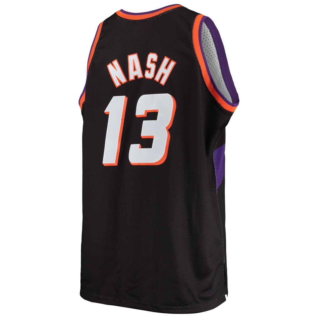 Phoenix Suns Steve Nash Mitchell & Ness Big & Tall Hardwood Classics 1996/97 Swingman Jersey - White Team Jersey Sports Fan Apparel