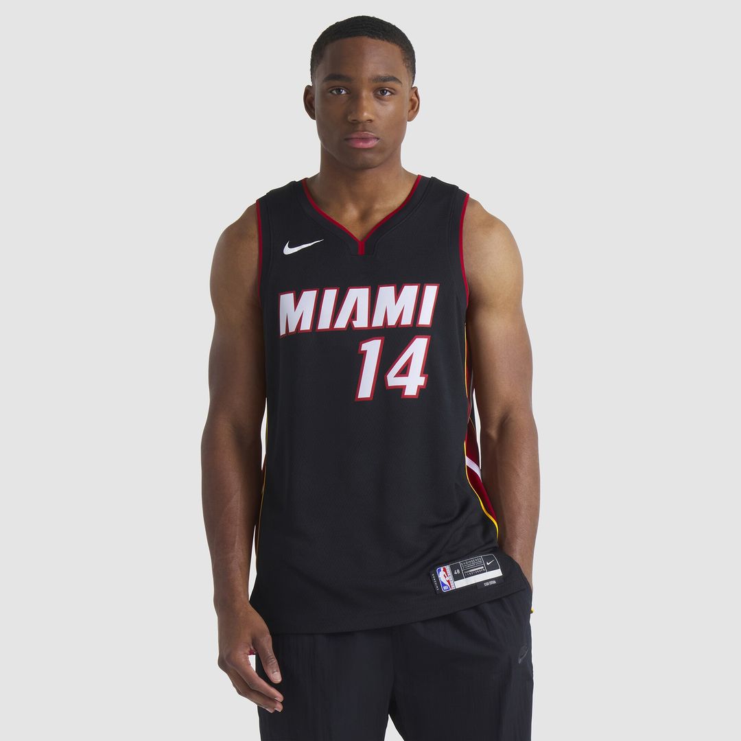 Miami Heat Tyler Herro Nike Unisex Swingman Jersey - Icon Edition - Black Team Jersey Sports Fan Apparel