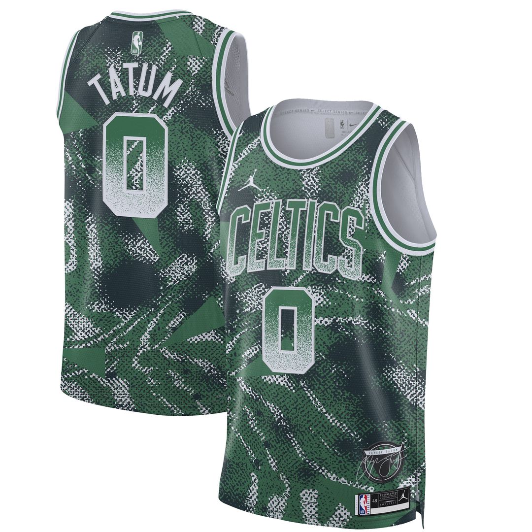 Boston Celtics Jayson Tatum Nike Unisex 2025 Select Series Swingman Player Jersey - Green Team Jersey Sports Fan Apparel