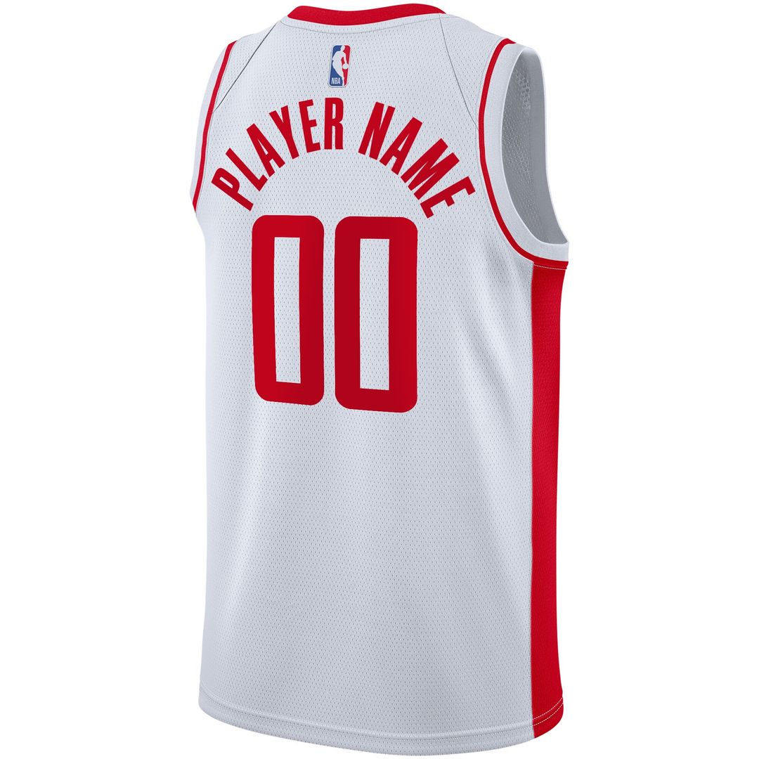 Houston Rockets Nike 2020/21 Swingman Custom Jersey - Association Edition - White Team Jersey Sports Fan Apparel