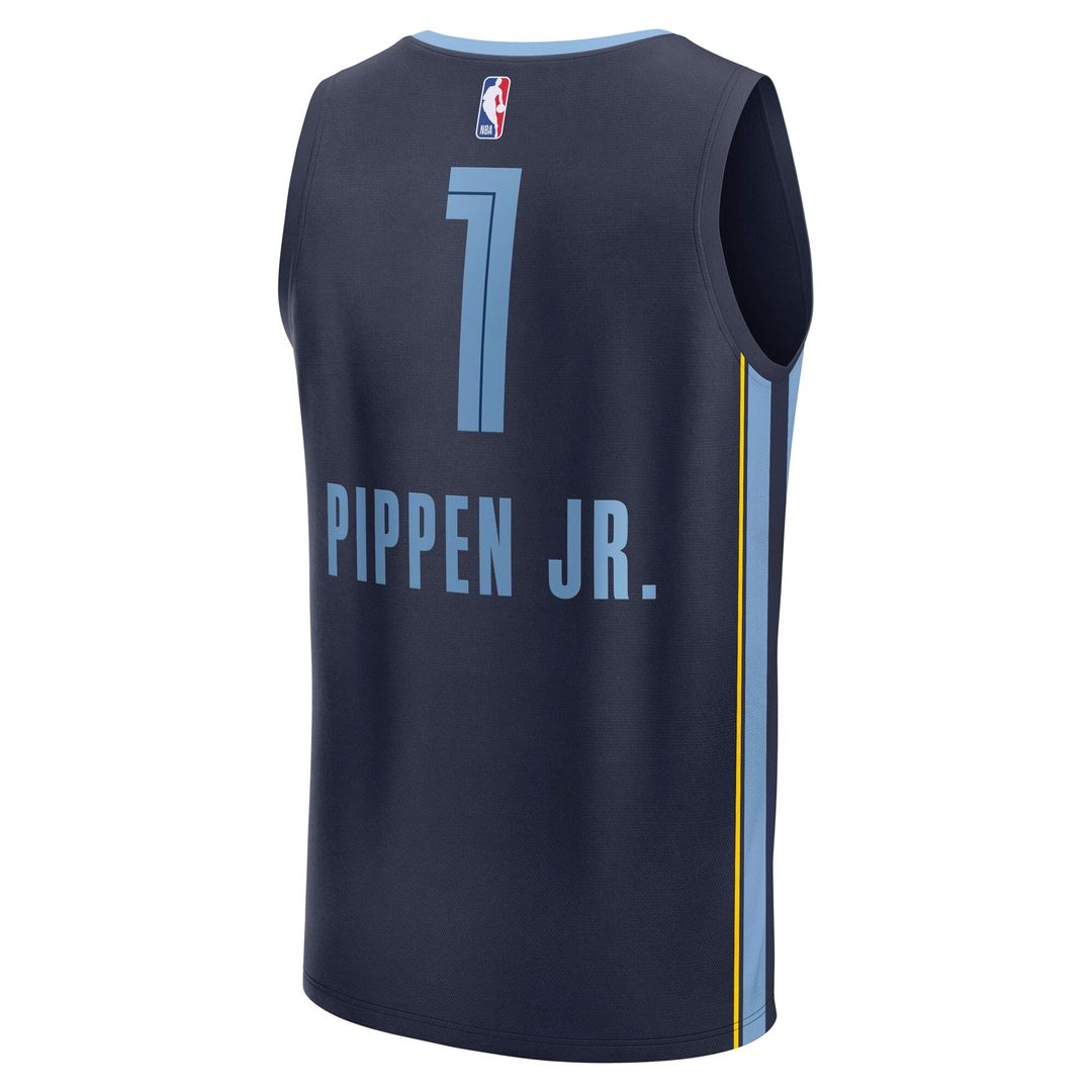 Memphis Grizzlies Scotty Pippen Jr. Fanatics Fast Break Replica Player Jersey - Icon Edition - Navy Team Jersey Sports Fan Apparel
