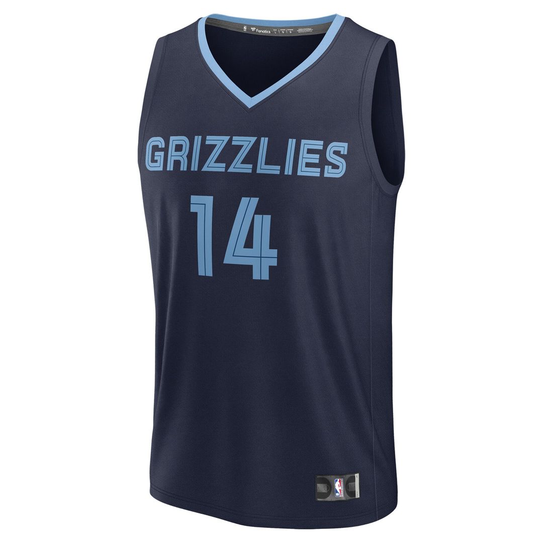 Memphis Grizzlies Zach Edey Fanatics 2024 NBA Draft Fast Break Player Jersey - Icon Edition - Navy Team Jersey Sports Fan Apparel