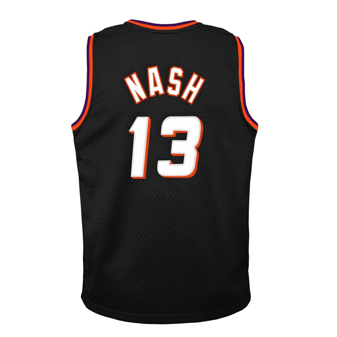 Phoenix Suns Steve Nash Mitchell & Ness Toddler 1996/97 Swingman Jersey - Black Team Jersey Sports Fan Apparel