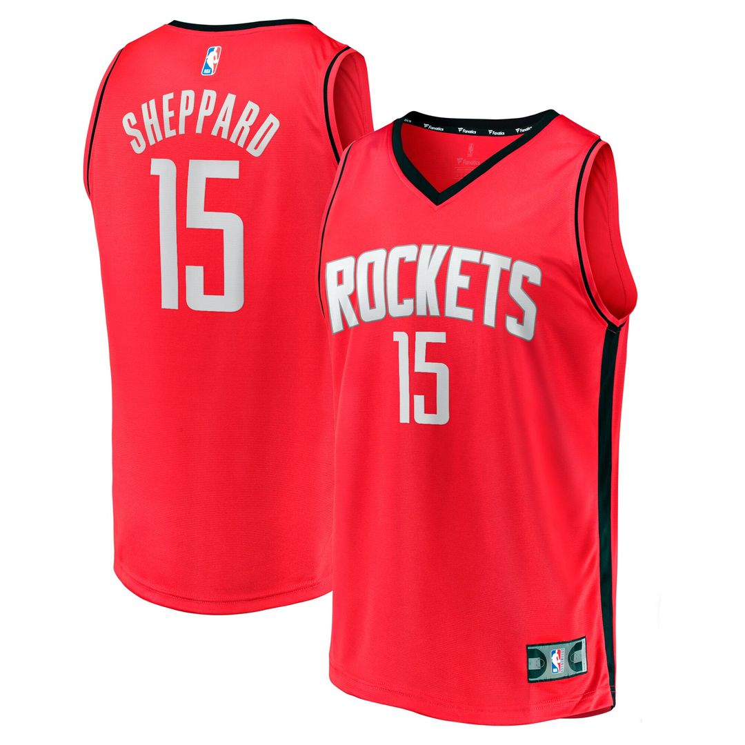Houston Rockets Reed Sheppard Fanatics 2024 NBA Draft Fast Break Player Jersey - Icon Edition - Red Team Jersey Sports Fan Apparel