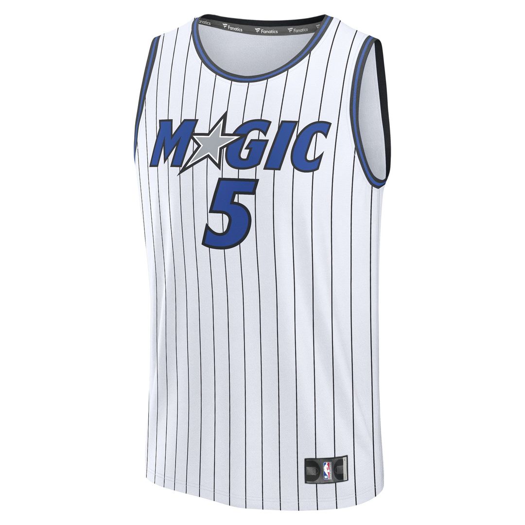 Orlando Magic Paolo Banchero Fanatics Youth Fast Break Replica Player Jersey - Association Edition - White Team Jersey Sports Fan Apparel