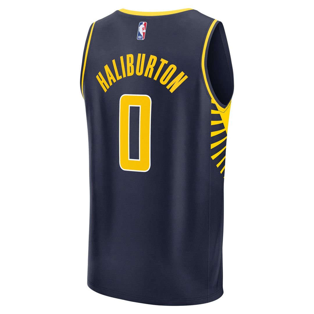 Indiana Pacers Tyrese Haliburton Fanatics Fast Break Replica Jersey - Icon Edition - Navy Team Jersey Sports Fan Apparel