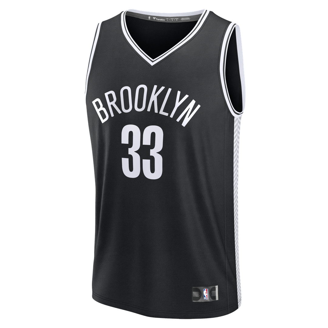 Brooklyn Nets Nic Claxton Fanatics Fast Break Replica Jersey - Black - Icon Edition Team Jersey Sports Fan Apparel